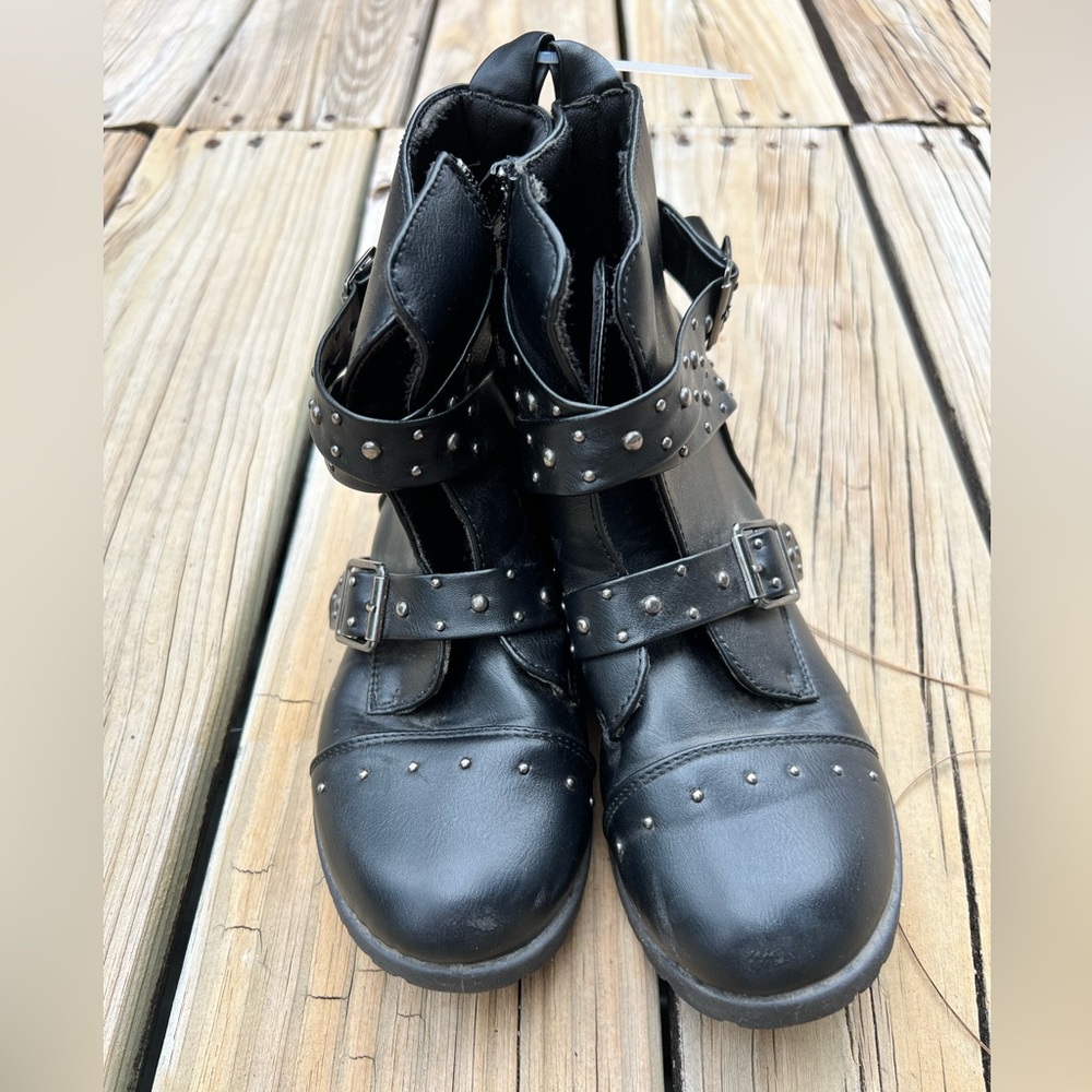 Girls Size 2 Black Boots